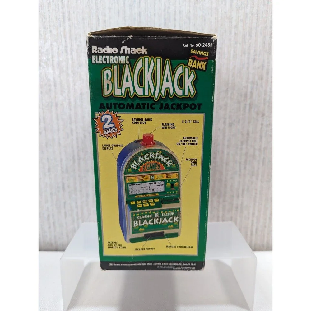 Radio Shack Electronic Blackjack Savings Bank